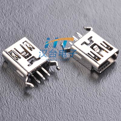 HT-MINI USB 5P 180��DIPĸ��