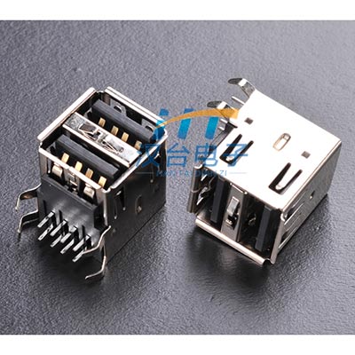 HT-USB A ˫��90��DIP����޺��ĸ��